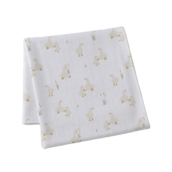 Wiggles the Duck Muslin Cotton Baby Wrap Jiggle & Giggle