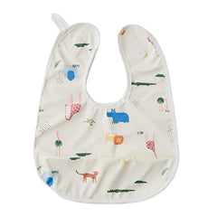 Zoo Waterproof traditional Baby Bib