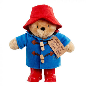 Paddington Teddy Bear with Boots & Coat Soft Plush Toy- Medium