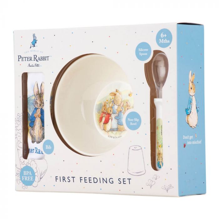 Peter Rabbit Beatrix Potter My First Feeding Set