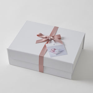 Pale Pink Bunny Hamper Newborn Baby Gift Set