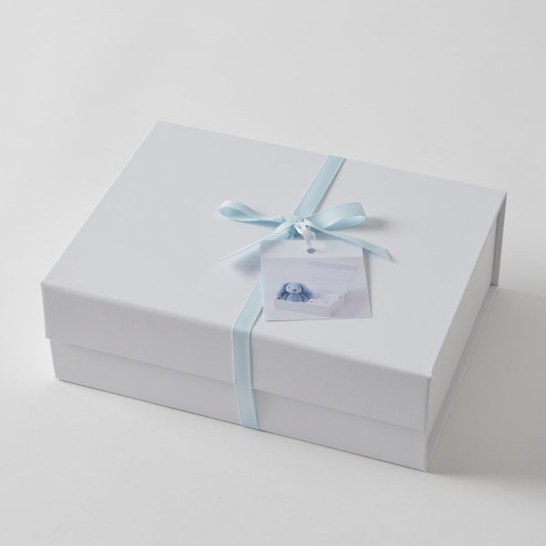 Pale Blue Bunny Hamper Newborn Baby Gift Set