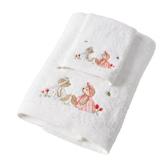 Jiggle & Giggle Bear Adventures Baby Bath Towel & Face Washer Gift Set