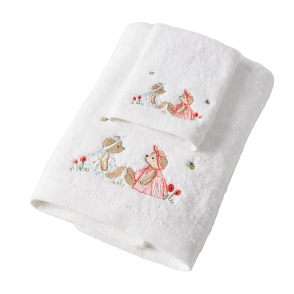 Jiggle & Giggle Bear Adventures Baby Bath Towel & Face Washer Gift Set