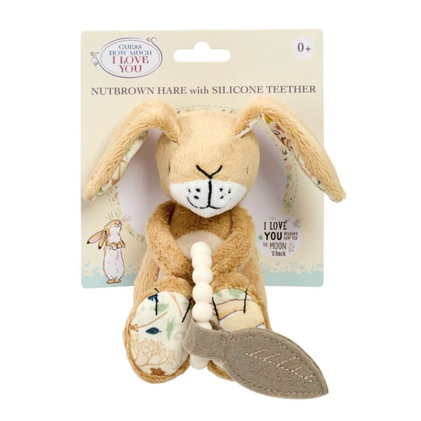 Guess How Much I Love You Baby Nutbrown Hare with Silicone Teether