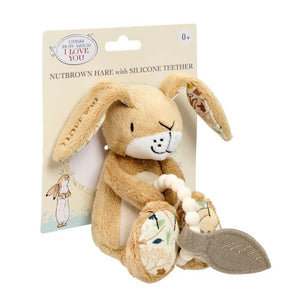 Guess How Much I Love You Baby Nutbrown Hare with Silicone Teether