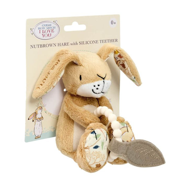 Guess How Much I Love You Baby Nutbrown Hare with Silicone Teether