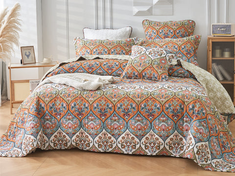 Royal Manor Quilted Coverlet Bedcover Set Available in 4 Sizes