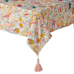 Mediterranean Cotton Table Cloth 150 x 270cm