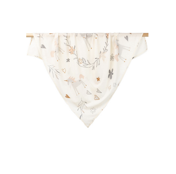 Unicorn Cotton Baby Swaddle Wrap