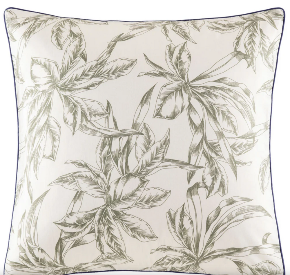 Ivy European Pillow Case - Olive