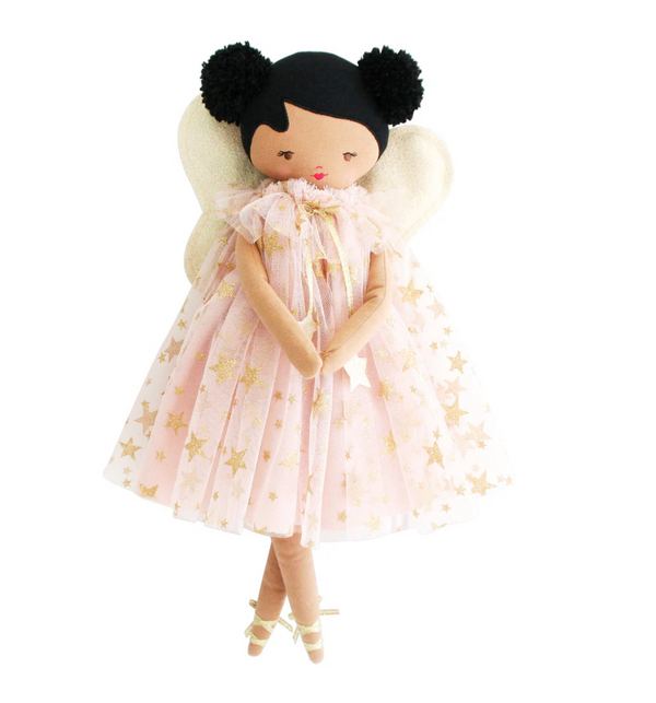 Lily Fairy Pink Gold Star Children's Alimrose Doll