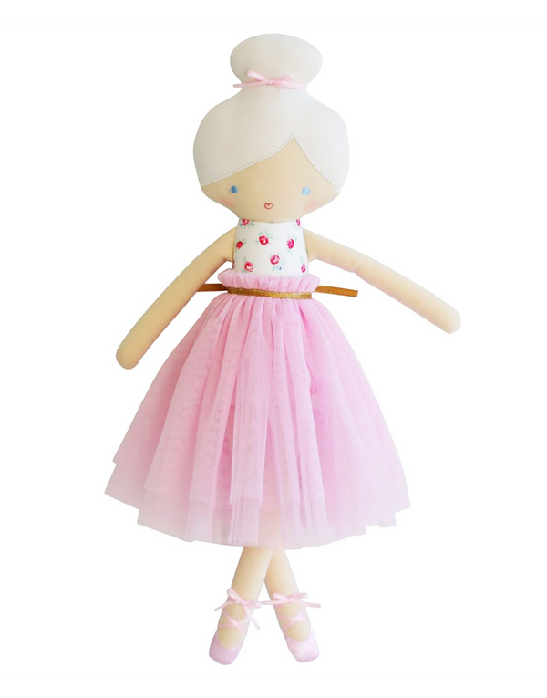 Amelia 50cm Alimrose Children's Ballet Doll Pink Roses