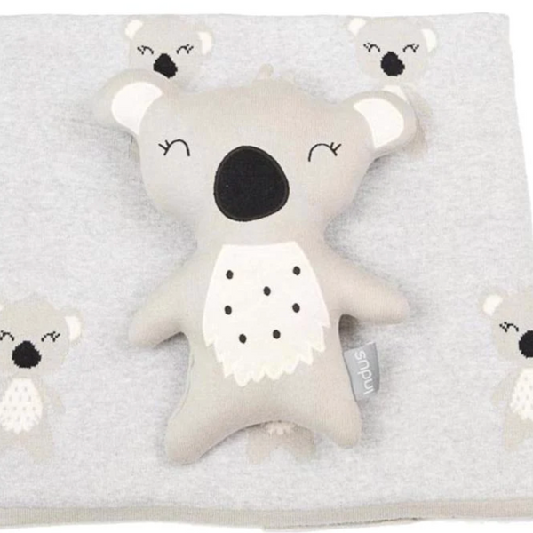 Koala Baby Blanket & Cushion Gift Set