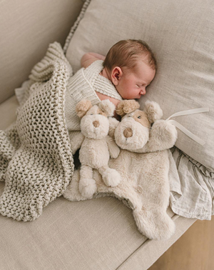 Buddy The Dog Hooch Coochie Baby Puppet Comforter