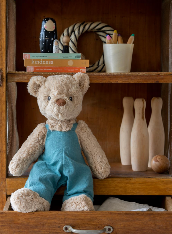 Hunny Bear Nana Hutchy Kids Plush Teddy Bear Pink or Blue