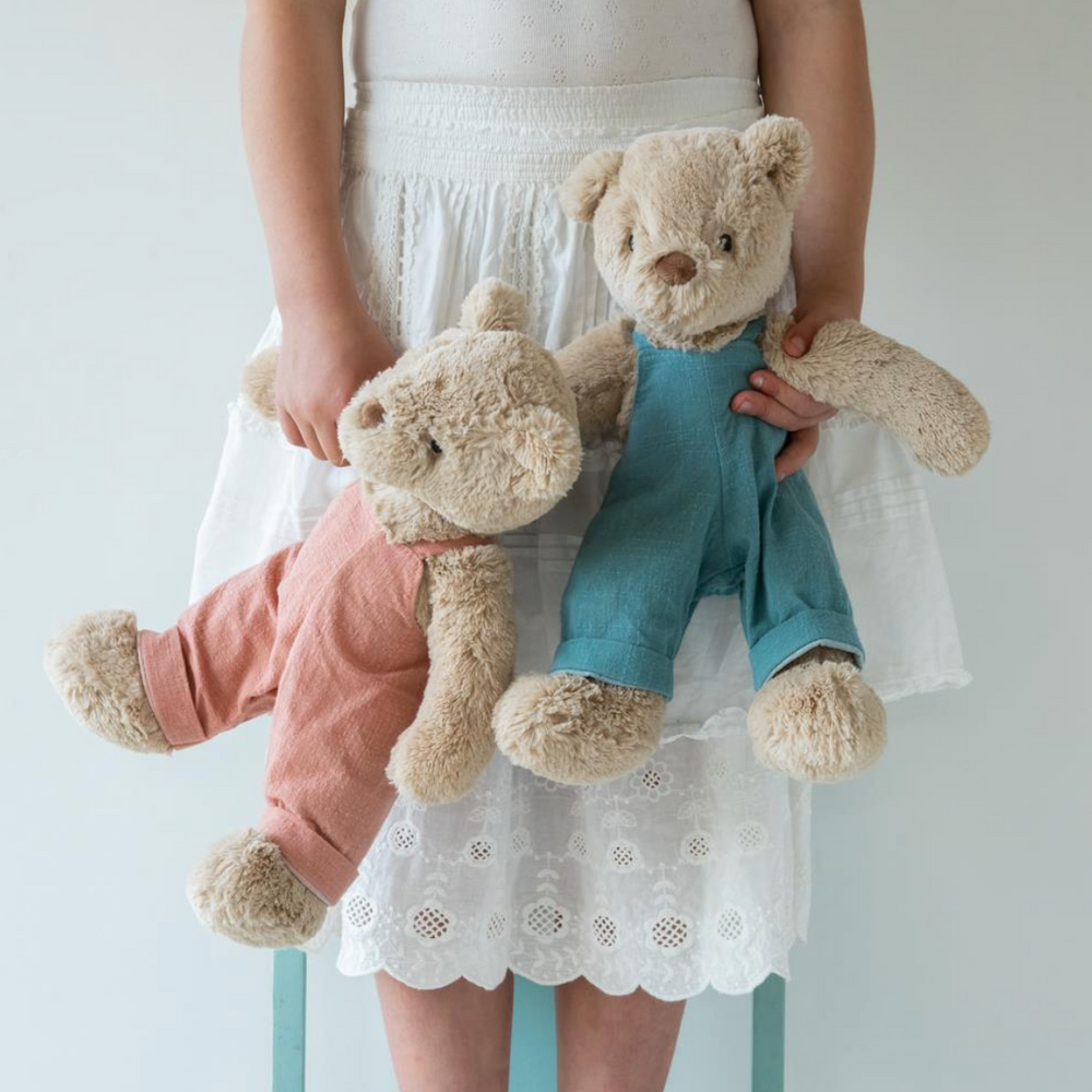 Hunny Bear Nana Hutchy Kids Plush Teddy Bear Pink or Blue