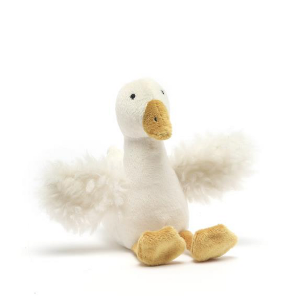 Snowy the Goose Baby Rattle