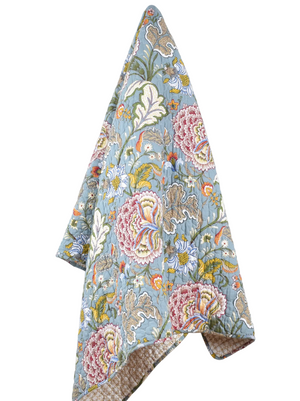 Angelina Cotton Quilted Throw Rug
