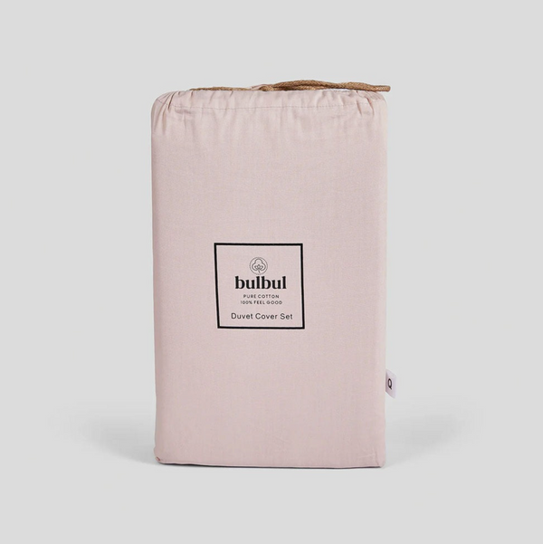 Pink Marshmallow BB Cloud Cotton Quilt Cover Set