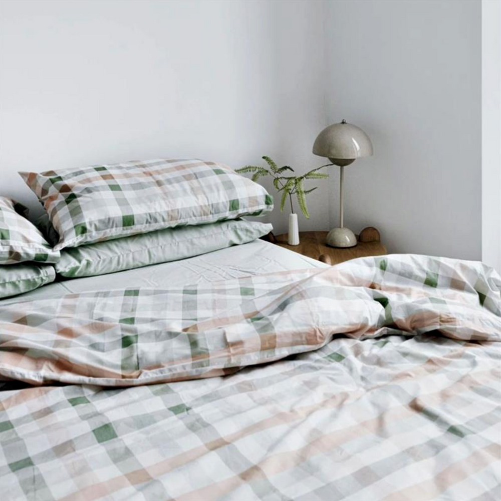 Gingham BB Organic Cotton Quilt Cover Set