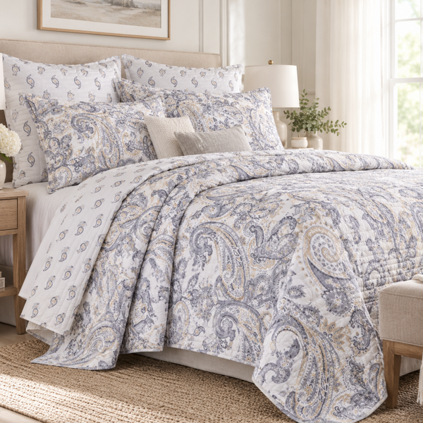 Maribelle Classic Quilts Cotton Quilted Coverlet Bedcover Set PRE-ORDER