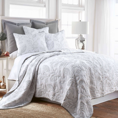 Botanical Leaves Classic Quilts Cotton Quilted Coverlet Bedcover Set PRE-ORDER