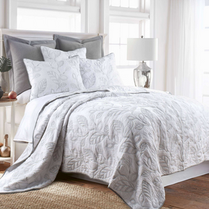 Botanical Leaves Classic Quilts Cotton Quilted Coverlet Bedcover Set PRE-ORDER