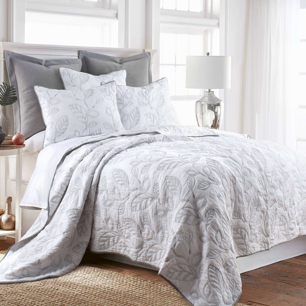 Botanical Leaves Classic Quilts Cotton Quilted Coverlet Bedcover Set PRE-ORDER