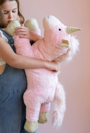 Giant Glimmer Glitter Pink Unicorn