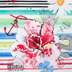 Desigual Blue summer Bath / Beach Towel