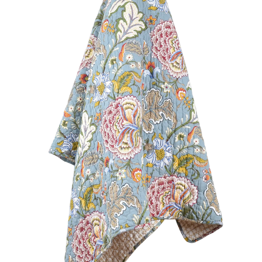 Angelina Cotton Quilted Throw Rug