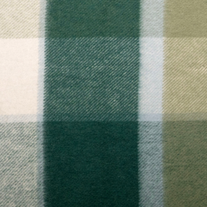 Nolan Wool Bamboo Blanket - Forest Check - King Size