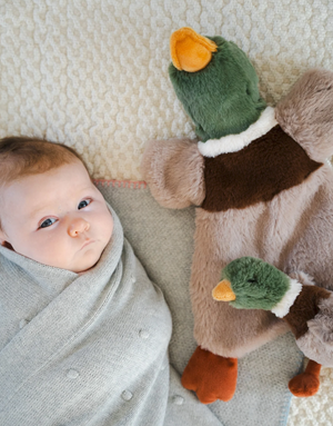Hugo the Mallard Duck Hoochy Coochie Baby Puppet Comforter