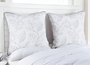 Botanical Leaves Classic Quilts Cotton Quilted European Pillow Case