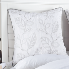 Botanical Leaves Classic Quilts Cotton Quilted European Pillow Case