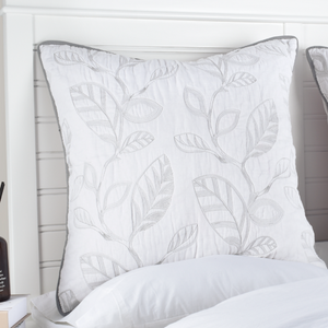 Botanical Leaves Classic Quilts Cotton Quilted European Pillow Case
