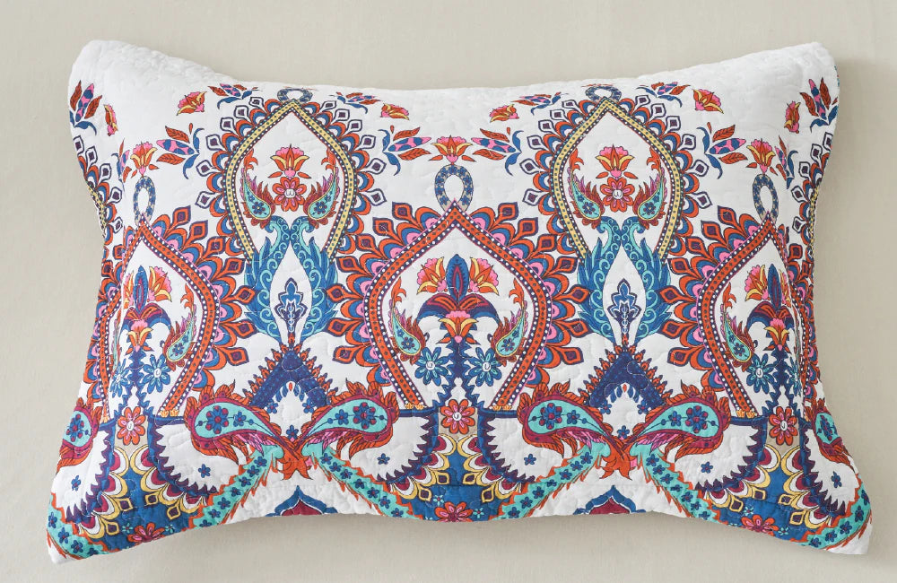 St Claire Cotton Quilted Coverlet Bedcover Set Available in 4 Sizes