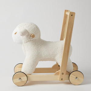 Jiggle & Giggle Children's Plush Lamb Walker