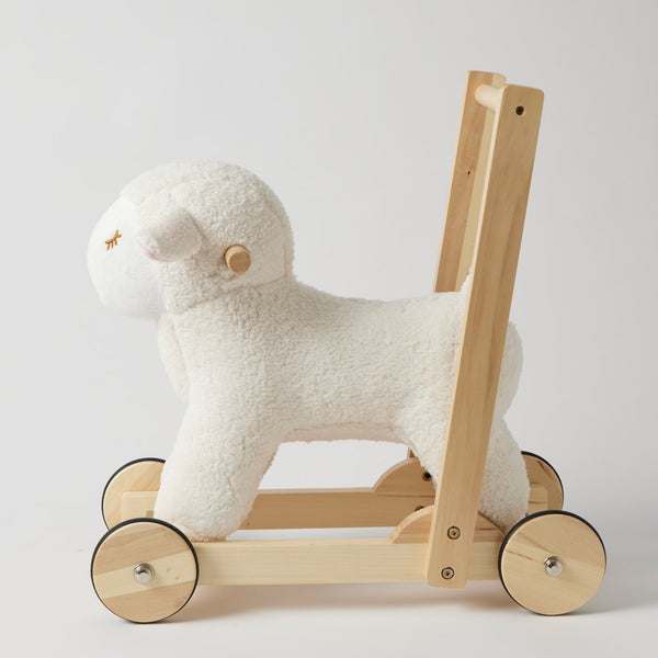 Jiggle & Giggle Children's Plush Lamb Walker