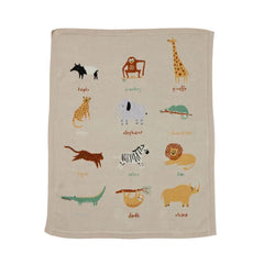 Jiggle & Giggle Zambezi Safari Adventure Knitted  Baby  Blanket