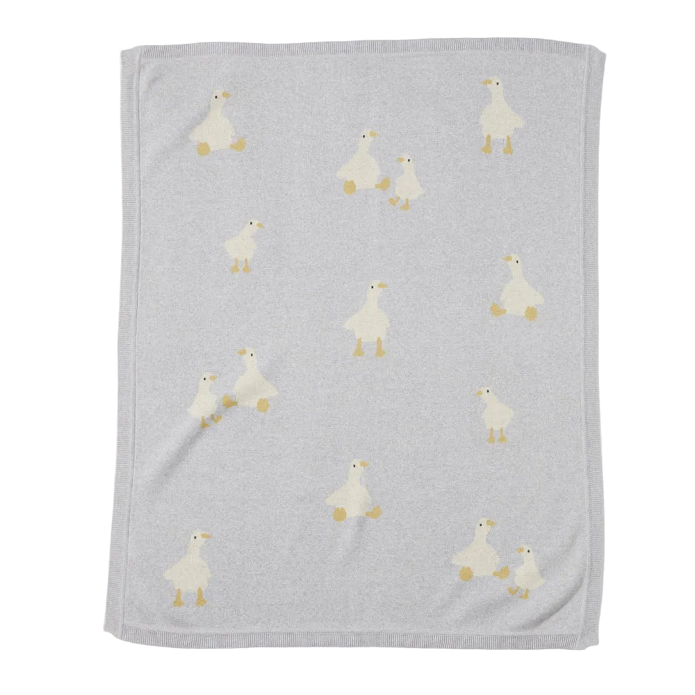 Jiggle & Giggle Wiggles the Duck Knitted Baby Blanket