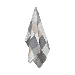 Coastal Country Vintage Patchwork Cotton Quilted Throw Rug