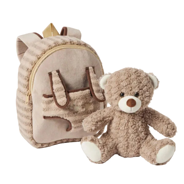 Jiggle & Giggle Plush Teddy Bear Buddy Backpack