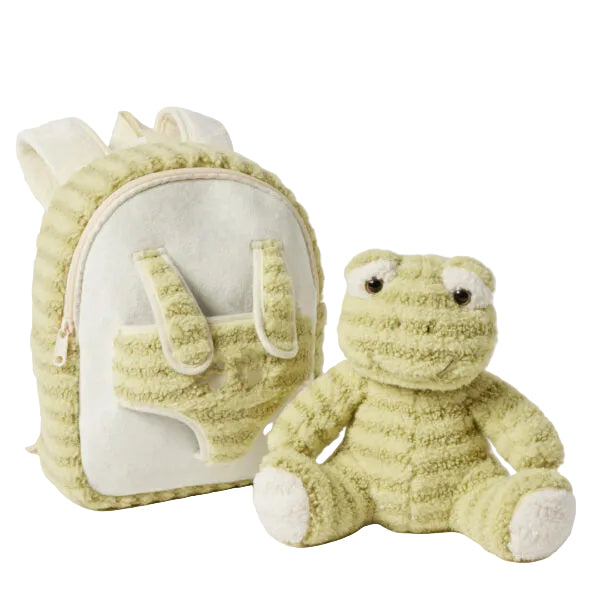 Jiggle & Giggle Plush Frog Hug-Me Buddy Backpack
