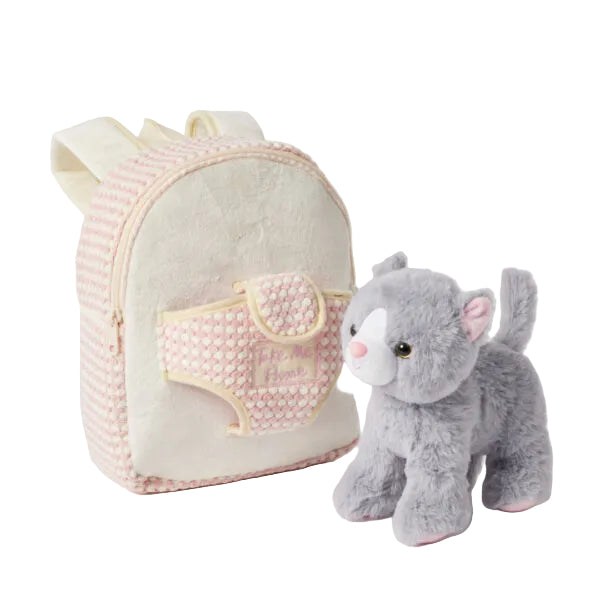 Jiggle & Giggle Plush Kitten Take Me Home Backpack