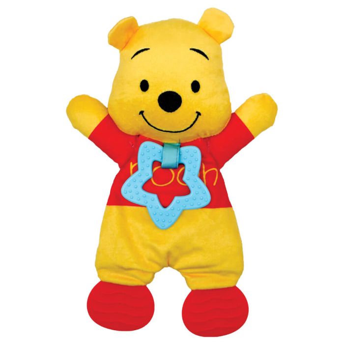 Winnie The Pooh Sensory Blanket With Crinkle & Teether