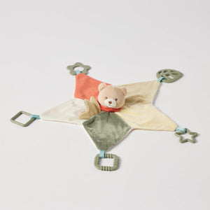 Jiggle & Giggle Hugglies Bear Comforter Security Blanket