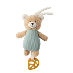 Jiggle & Giggle Hugglies Musical Teddy Bear  -Blue Sage Green