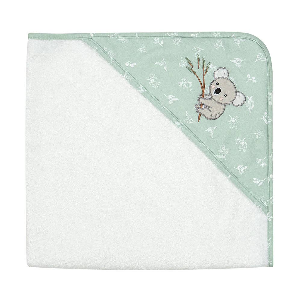 Organic Hooded Baby Towel - Australiana